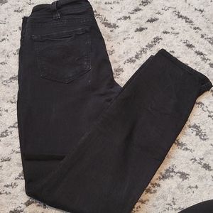 Silver Black Jeans